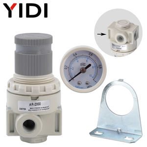 Válvula reguladora de presión de aire YIDI AR2000 1/4 con accesorios de manómetro para compresor de aire de válvulas reguladoras neumáticas Tipo Airtac - Product Image 4