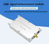 Amplificateur de signal bidirectionnel 20W, compatible avec les fréquences 0.9G/1.2G/1.4G/5.2G/5.8G, multi-fréquence pour FPV UAV
