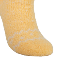Chaussettes pour jeunes étudiants, direct usine, en coton tricoté, avec grip, bordure en coton tissé et logo sous le pied