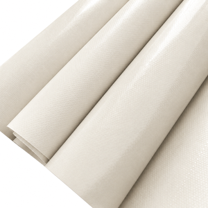 Tela de Tapicería Resistente al Agua con Revestimiento Crema, Estilo Acanalado, de Grado Alimenticio, para Uso en Exteriores - Product Image 1