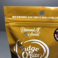 Sachet refermable personnalisé écologique de 250g, en aluminium et Mylar, avec fermeture éclair et impression en héliogravure, pour emballage alimentaire de qualité alimentaire
