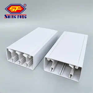 Cable management Fireproof 100x50 PVC Compartment Trunking Canaleta