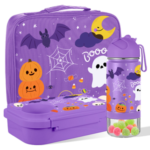Free Sample Healthy Material Plastic Bento Lunch Box Set for Children Kids School Use Camping Hiking