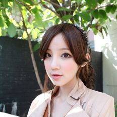 Perruque de cheveux Bangs Long Part Lovely Headpiece avec cheveux longs - Product Image 1