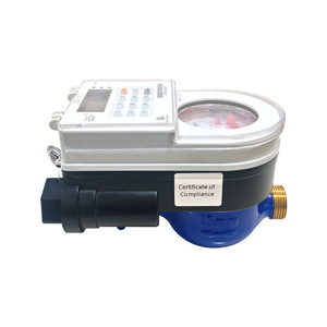 Magnesium Prepaid Smart Water Meter Ip65 Thread Connection Plastic Body With Digital Display For Rental Housing - Product Image 4