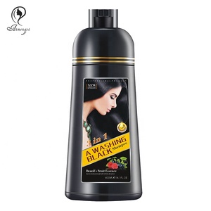 OEM premium colore dei <span class=keywords><strong>capelli</strong></span> liquido shampoo naturale tintura dei <span class=keywords><strong>capelli</strong></span> neri <span class=keywords><strong>per</strong></span> gli uomini delle donne - Product Image 4