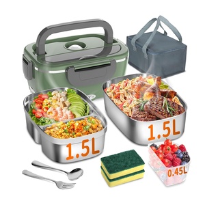 Lonchera Eléctrica Portátil y Calentador de Comida para Auto y Hogar, Gran Venta - Product Image 1