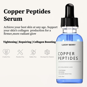 फाइन लाइन उपचार एंटी-एजिंग फेस सीरम हाइलूरोनिक एसिड हर्बल कॉपर पेप्टाइड्स एंटी-झुर्रियों की मरम्मत के लिए - Product Image 2