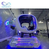 Simulateur de vol d'avion du vol VR du vol VR de sièges de l'avion 2 du simulateur de vol de la réalité virtuelle VR 9d Vr avec la vision libre de 360 degrés