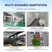 Armoire à clés intelligente pour station de lavage de voitures avec fonction de paiement QR, casier de rangement pour les stations de lavage de voitures communautaires et les parkings souterrains