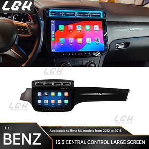 Auto multimediale da 13.3 pollici per lettore DVD per modelli <span class=keywords><strong>Mercedes</strong></span> ML compatibile con 2012 2015 Android con suono Surround GPS 4G - Product Image 2