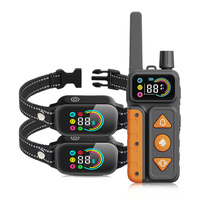 Collier de dressage anti-aboiement 2-en-1 étanche pour chiens de toutes tailles, nouvelle puce de reconnaissance d'aboiement améliorée, certification complète OEM/OEM