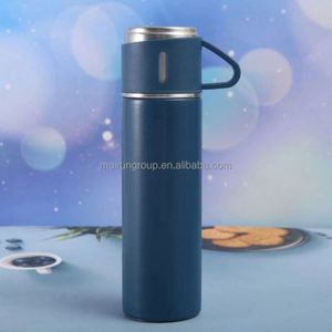 2023 usine de luxe de haute qualité 500ml en acier inoxydable flacon à vide coffrets cadeaux promotionnel Camping voyage Thermos ensemble pour - Product Image 5