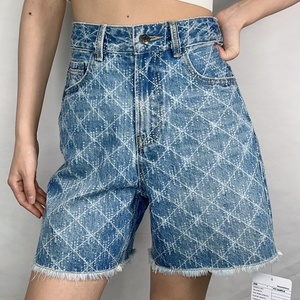 2025 Ladies Fashion Washed Denim Summer <b>Shorts</b> Women's Pants & <b>Trousers</b> - Product Image 2