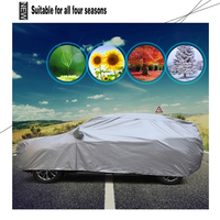 Taille L trois boîtes vêtements de voiture housse de voiture pare-soleil crème solaire anti-poussière couverture complète universelle quatre saisons