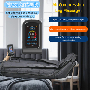 Masajeador de Piernas Recargable Profesional, Botas de Compresión de Aire con Pantalla Táctil para Recuperación Deportiva, Terapia de Masaje - Product Image 1