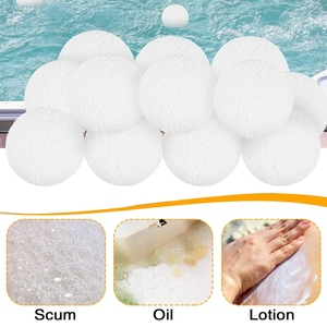 Offre Spéciale en été, éponge de baignoire et de <span class=keywords><strong>piscine</strong></span> boule de détartrage boule de nettoyage accessoires de baignoire spa <span class=keywords><strong>filtre</strong></span> peut être recyclé - Product Image 4