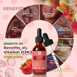 Líquido Oral 2 en 1 con Vitamina D y Complejo <span class=keywords><strong>K</strong></span> D3K2 de 60 ml para Adultos |   Apoya la Absorción del Calcio, la Salud Inmunológica y Cardíaca para Mujeres Embarazadas - Product Image 4