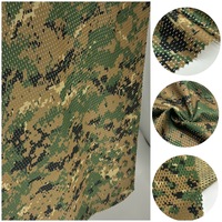Nouvelle Arrivée 2026 Tissu Imprimé Ripstop 120 g/m² Vert Camouflage Jungle Imperméable Tactique pour Casque, Vêtement et Serviette avec Maille Moyenne