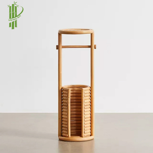Porte-papier toilette en bambou antidérapant, écologique, support de rouleau de papier, distributeur de mouchoirs pour hôtel et hôpital, décoration de salle de bain et de maison - Product Image 2