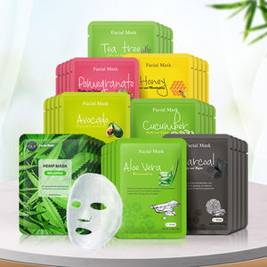 En satıcı nemlendirici yüz tozu maske yaprağı kontrol siyah nokta Remover beyazlatma yüz maskesi - Product Image 5