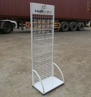 Magasin de détail maille métal grille panneau suspendu batterie sèche support produits présentoir
