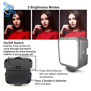 Led Video Đèn Vlogging Kit Đứng Di Động Tripod Điền Ánh Sáng Microphone Điều Khiển Từ Xa Ảnh Tự Sướng Thanh Cho Phát Trực Tiếp - Product Image 3