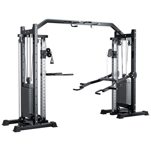Attrezzatura Completa per <span class=keywords><strong>Palestra</strong></span> Domestica: Smith Machine, Power Rack per Squat, Set Multifunzione per Fitness - Product Image 1