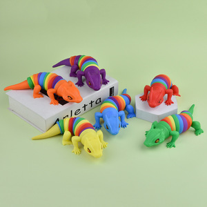 Vendita calda decompressione giocattoli animali decompressione cartone animato lumache nodose puzzle per bambini lucertole mutanti divertenti - Product Image 3