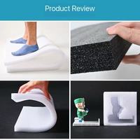 Insert en mousse PE EPE en forme de U personnalisé protecteur de bord d'angle en polyéthylène sans couture pour boîtes à outils
