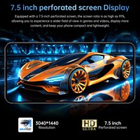 Smartphone 5G S25 Edge+ Original Haute Configuration 16 Go + 1 To, Android 15, Grand Écran, Téléphones Mobiles Mondiaux, Double SIM, Cellulaire LTE