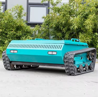 Robot Pemotong Rumput Listrik dengan Kontrol Jarak Jauh GPS Zero-Turn 20HP Bertenaga Baterai Traktor Rumput Kelas Industri
