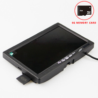Caméra d'inspection des canalisations avec écran LCD couleur HD de 7 pouces, enregistreur DVR, accessoires pour endoscope industriel