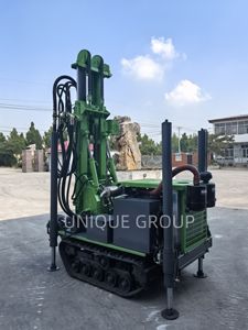 ÚNICO Precio de fábrica Alto rendimiento 160M Tipo de oruga Plataforma de perforación de pozos de agua Máquina de perforación Pozo de perforación - Product Image 2