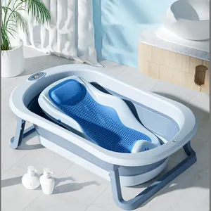 Wholesale New Born Bathtub Plastic Safety Bath Tubs Baby Bath Rack Household Baby Bath Tub For Kids Seat