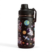 Termo Infantil Portátil de Acero Inoxidable 304, Aislado al Vacío, con Diseño de Dibujos Animados, para Estudiantes