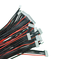 Câble JST XH2.54 2Y/3Y/4Y 10cm 1007-20/22/24 26 AWG Rouge Jaune Noir Blanc Bleu avec Connecteurs Mâle/Femelle et Faisceau de Câblage
