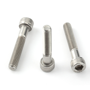 Chống ăn mòn din912 304 thép không gỉ A2-70 một phần chủ đề có khía hình lục giác ổ cắm đầu vít nắp - Product Image 1