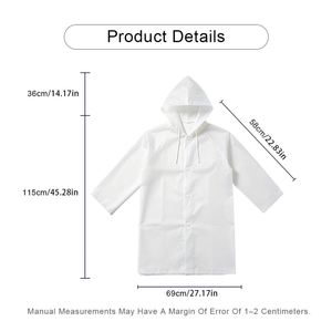 Impermeable Promocional Reutilizable, Transpirable, Duradero, con Colores Personalizados, Portátil, Resistente al Viento, de Eva, para Viajes - Product Image 3