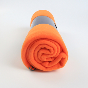 Forro polar barato promocional enrollado en poliéster 100% a granel mantas de fábrica al por mayor de China con logotipo de Color personalizado - Product Image 2
