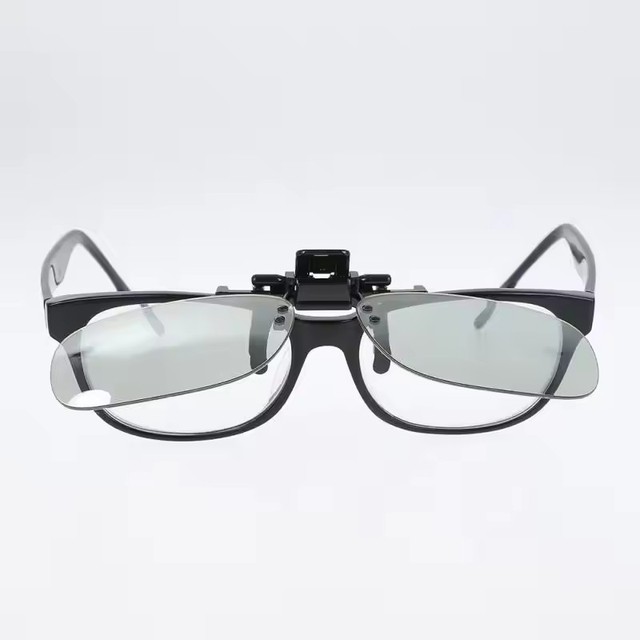 3D Glasses Hanger for Myopia Glasses, a Circular 3D Glasses with a 3D Clip on Design Specifically Designed for Myopia Viewing