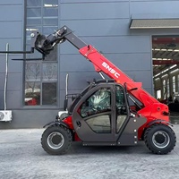 Chariot télescopique 2,5 tonnes, 3 tonnes, 3,5 tonnes, 6 m, 7 m, 4x4, certifié EPA Euro V, chargeuse télescopique sur roues