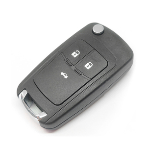 Carcasa de Llave Plegable de 3 Botones para Coche con Hoja Izquierda, Carcasa de Repuesto para Llave de Coche, Carcasa del Mando de la Llave del Coche - Product Image 1