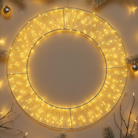 Eisen-Hängefensterleuchte Kupferdraht LED Stern Mond Kugel Innen/Außen Hochzeit Weihnachten Party Dekorative Beleuchtung Fernbedienung