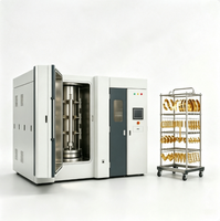Machine de revêtement PVD sous vide AsiaLink, pompe semi-automatique 380V, acier inoxydable, pièces décoratives, accessoires en plastique/céramique