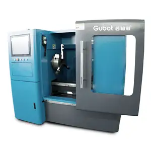 Wheel Repair Equipment High-precision Automatic Rim Repair Lathe Cnc Alloy Mag Wheel Diamond Cutting Refurbishment Machine LSB300 Gubot Horizontal