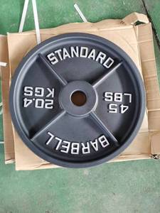 Di alta qualità di sollevamento pesi in ghisa piastra pesi palestra piastra paraurti per allenamento in palestra in LB e <span class=keywords><strong>KG</strong></span> - Product Image 4