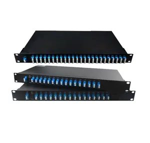 Fabrika özelleştirme CWDM multiplexer 8CH CWDM MUX ve DEMUX LC/APC konektörü 1470nm ila 1610nm LGX