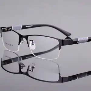 2020 새로운 트렌드 독서 안경 독서 안경 남성 여성 고품질 하프 프레임 디옵터 비즈니스 사무실 남성 독서 안경