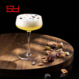 Set of 4 Hand-Blown Large 10 oz Crystal Coupe <strong>Glasses</strong> for Fancy Cocktails <strong>Espresso</strong> <strong>Martini</strong> Manhattan Bar Glassware - Product Image 2